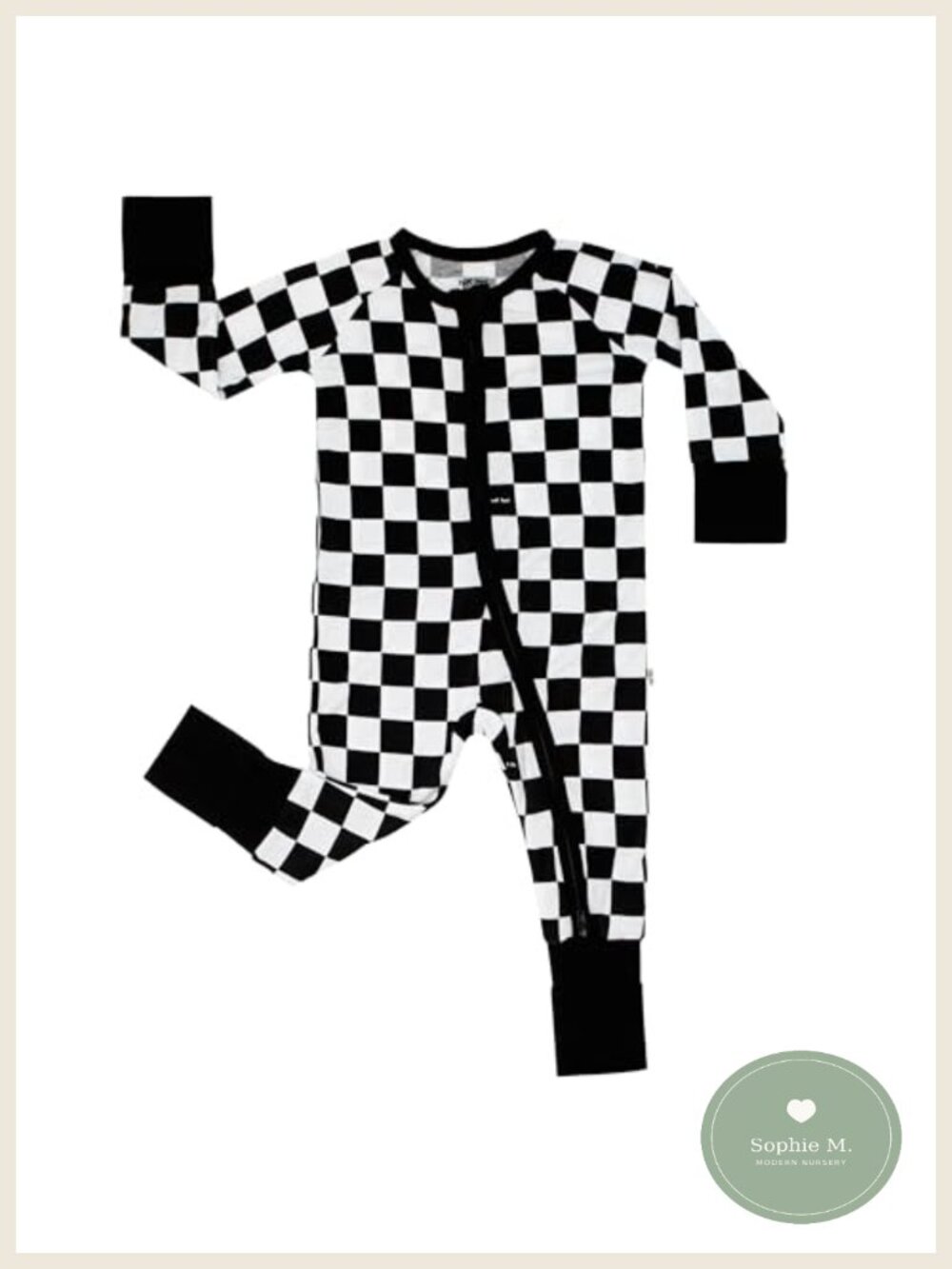 Baby Sleepers 2-Way Zipper Footies Viscose from Bamboo Long Sleeve